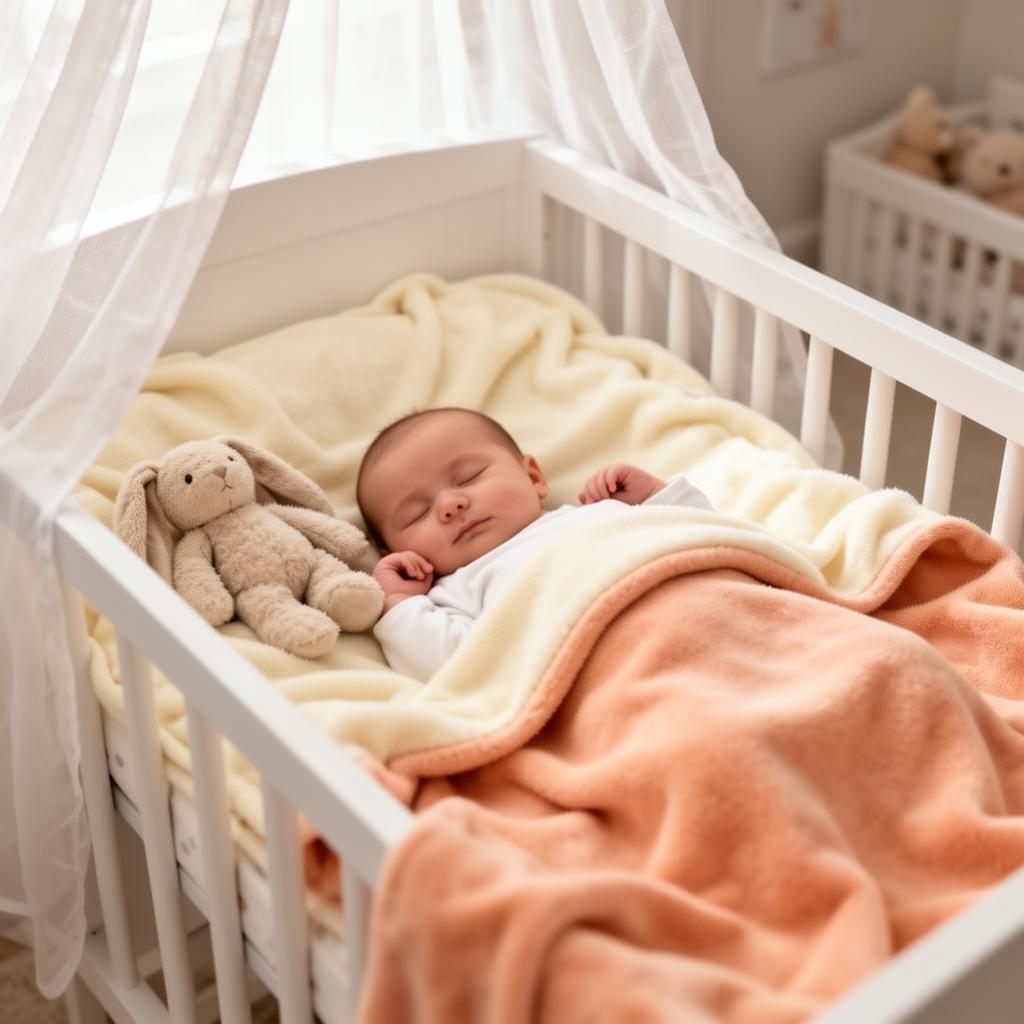 Peaceful nap time in the nursery